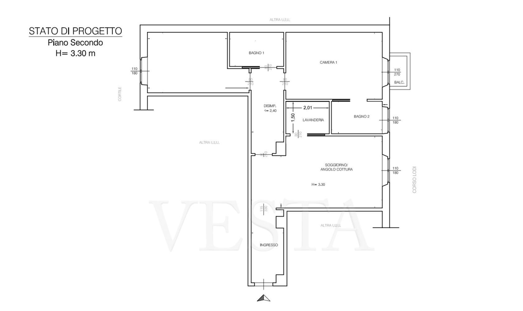 Vendita Milano Trilocale