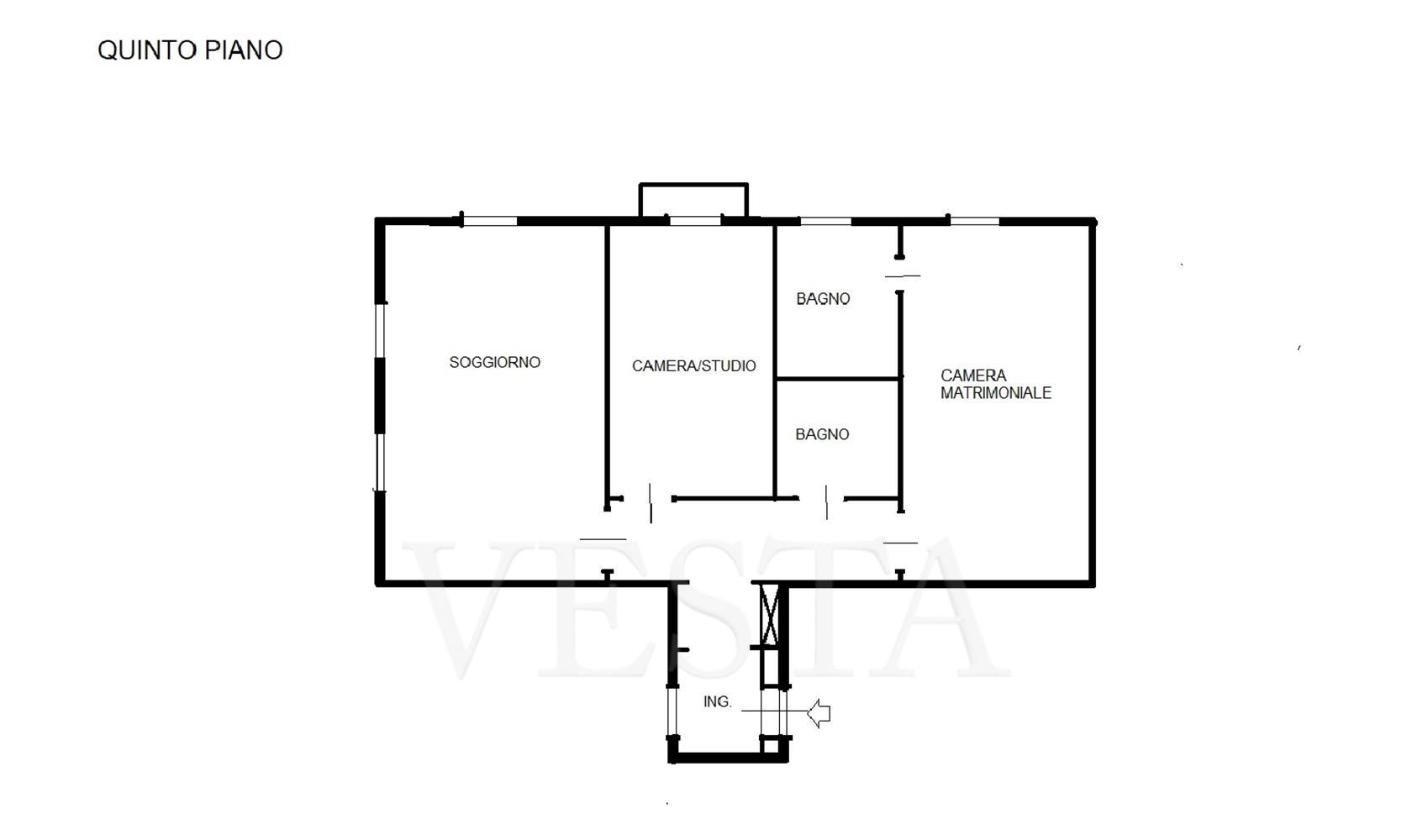 Affitto Milano Trilocale