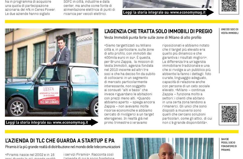 Da una chiacchierata a cena a un&rsquo;intervista su Panorama Economy